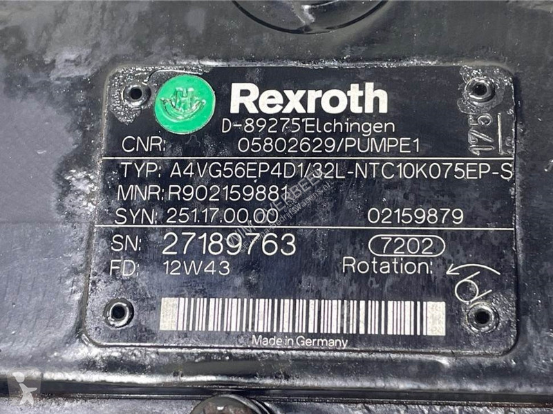 Samochód dostawczy Bomag -Rexroth...