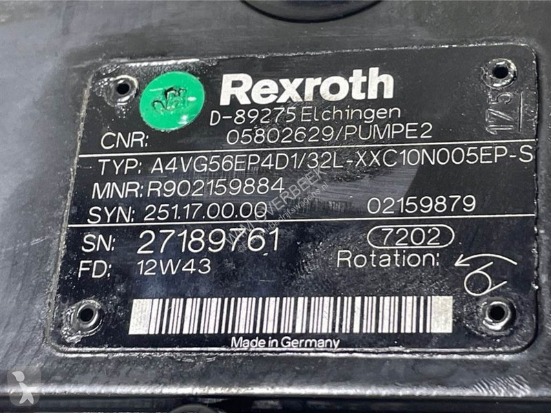 Samochód dostawczy Bomag -Rexroth...