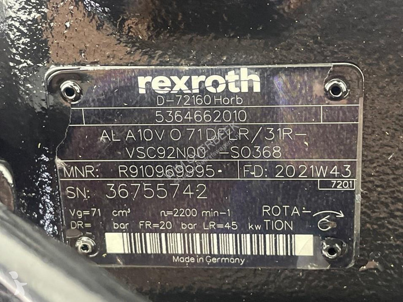 عربة نفعية Terex 5364662010-Rexroth...