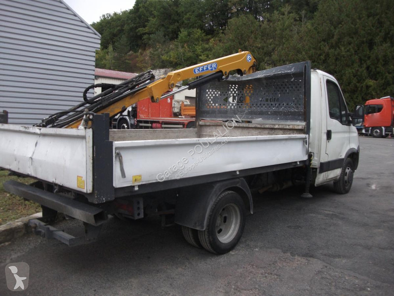 Iveco benne grue EFFER 35C15 Transporter
