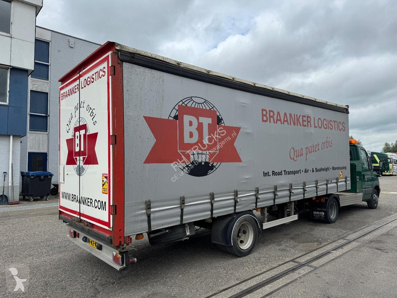 عربة نفعية Iveco 40C17 + 1-axle BUNK TRAILER -...