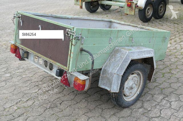 Remorque  Zurrösen. Heckklappe. 1-Achser. Pritsche
