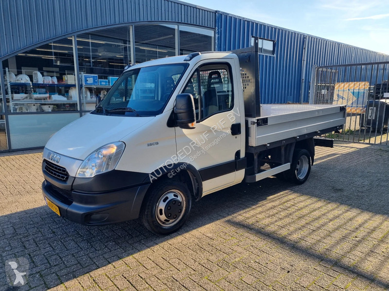Iveco 35C13 Open laadbak Kraan 850kg Maxilift...
