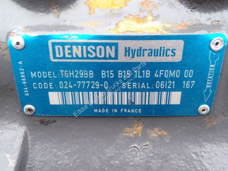 DENISON HYDRAULISCHE POMP T6H29BB Transporter