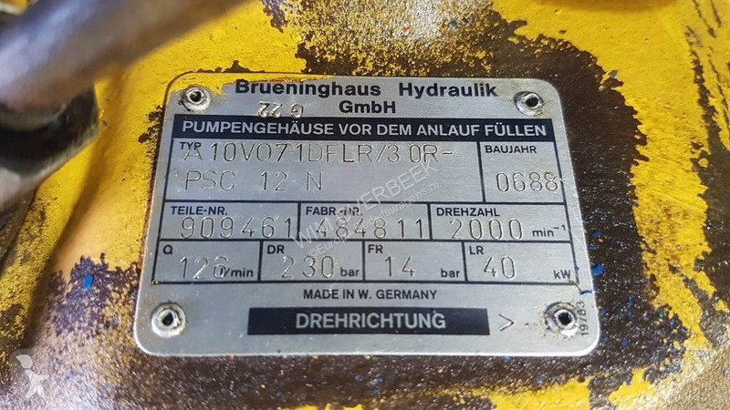 Nyttofordon Hydromatik A10VO71DFLR/30R - Load...