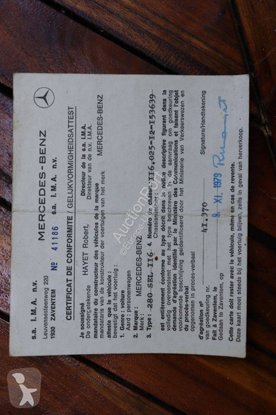 Véhicule utilitaire Mercedes SEL