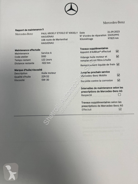 عربة نفعية Mercedes 220 d 194ch AMG Line...