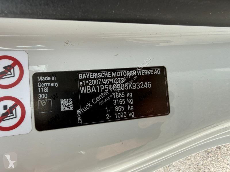 Véhicule utilitaire BMW 118i F21 Advantage 3...