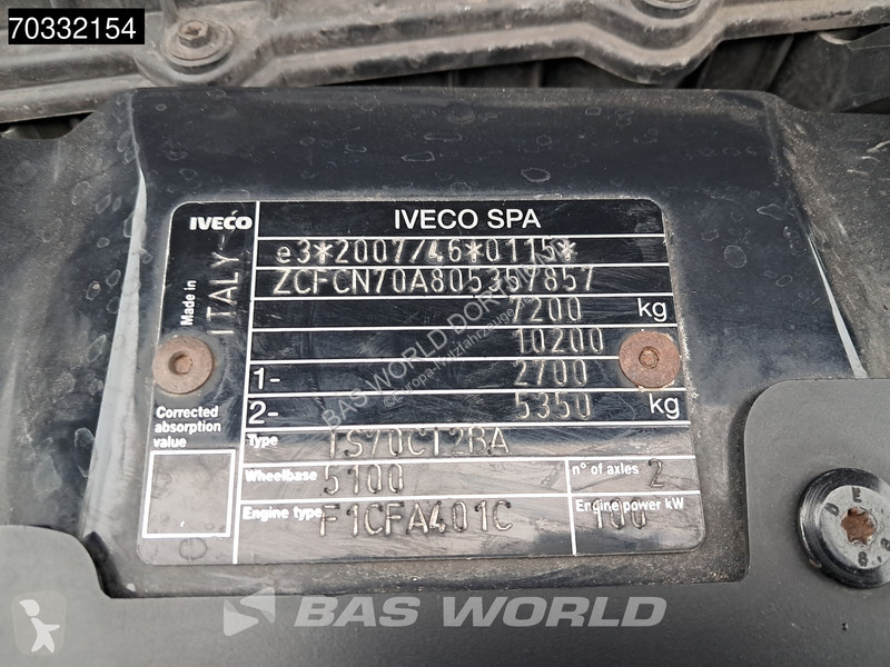 Véhicule utilitaire Iveco 70C14 3.0L CNG 1000KG...