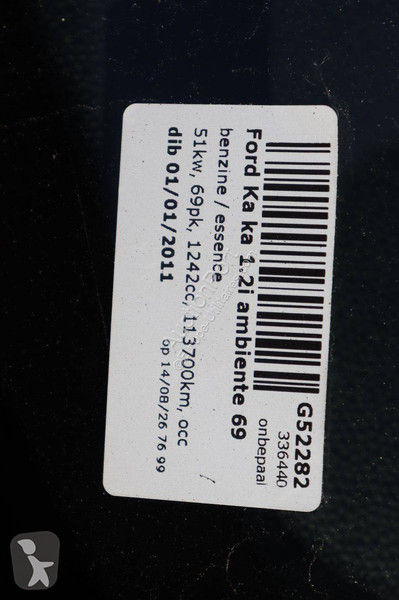 Véhicule utilitaire Ford Ka