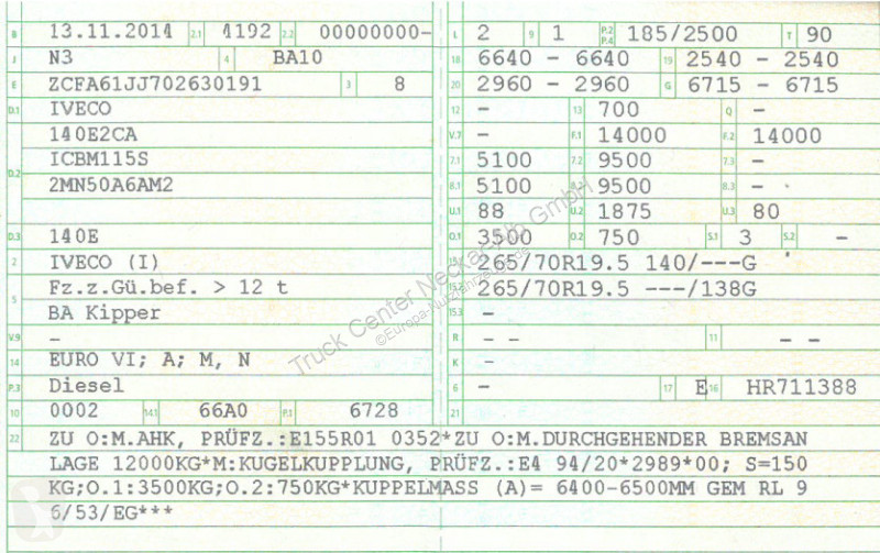 Iveco   140 E 25 3-Seiten-Kipper !! defekt !!...