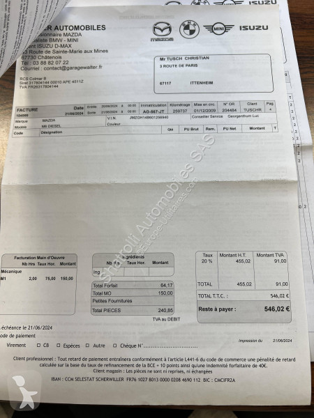 Samochód dostawczy Mazda II 2.2 MZR-CD 163ch...