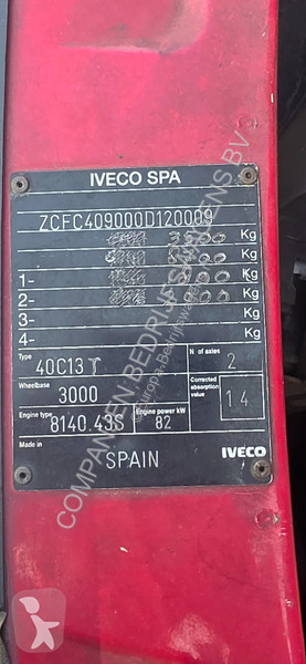 عربة نفعية Iveco Mooie verkoop wagen met veel...