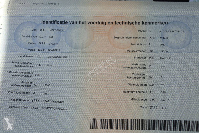 Nyttofordon Mercedes R CDI