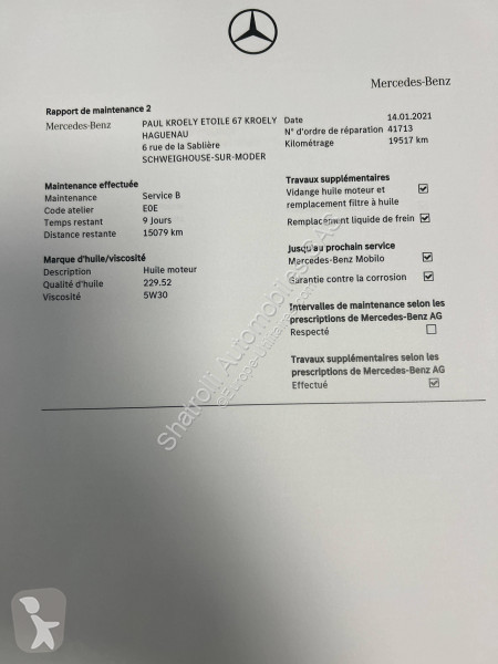 عربة نفعية Mercedes 220 d 194ch AMG Line...