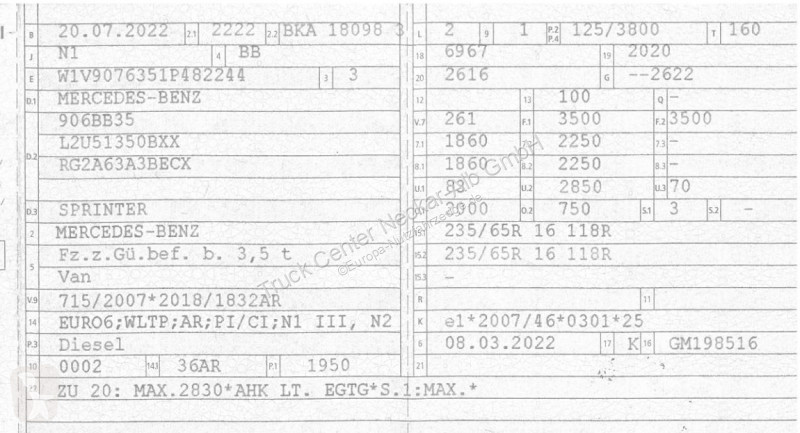 Mercedes 317 Maxi 9G Automatik Klima Navi...