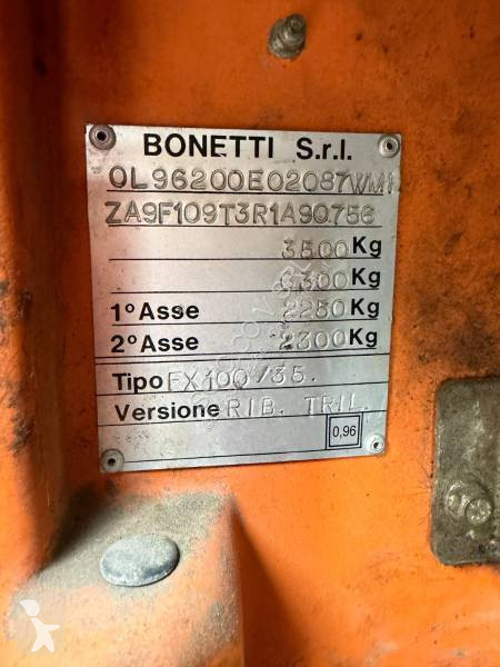 Furgoneta Bonetti F100X