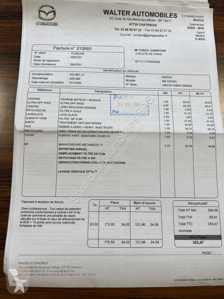 Samochód dostawczy Mazda II 2.2 MZR-CD 163ch...