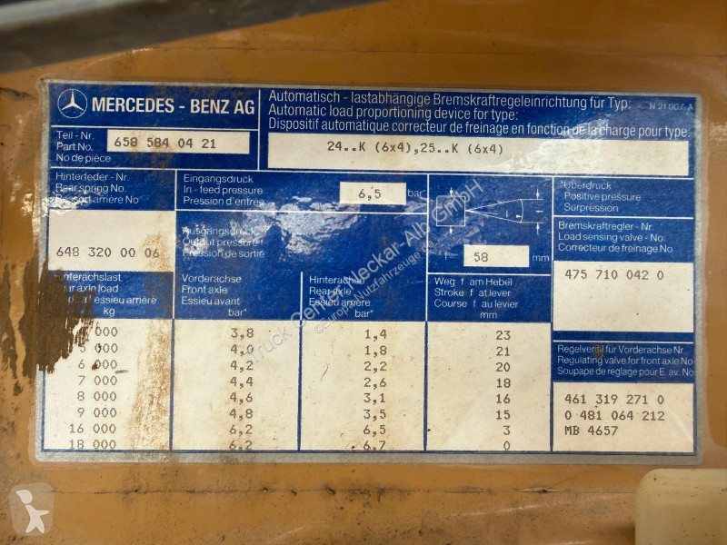 Furgoneta Mercedes SK 2544 V8