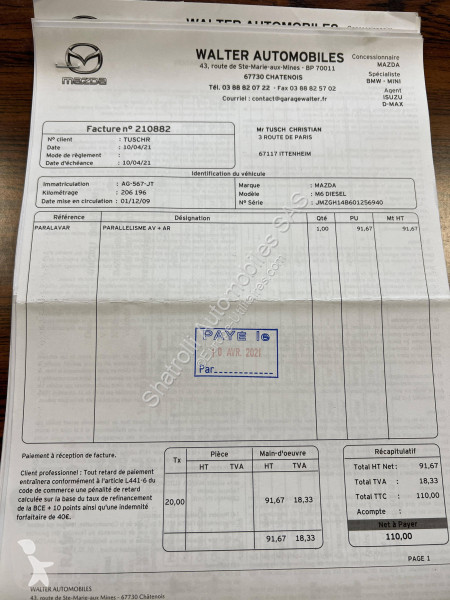 Samochód dostawczy Mazda II 2.2 MZR-CD 163ch...