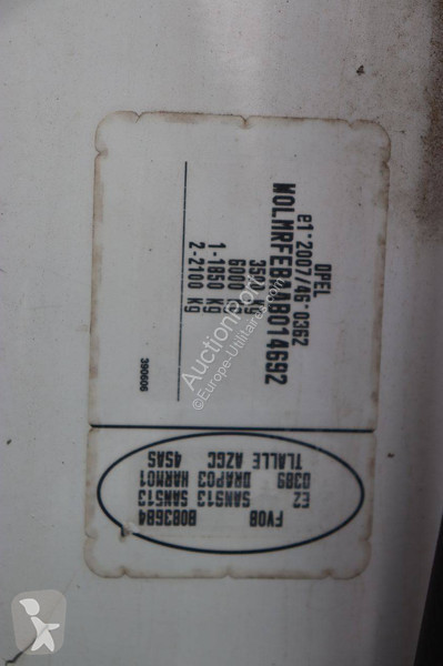 Furgoneta Opel F3500