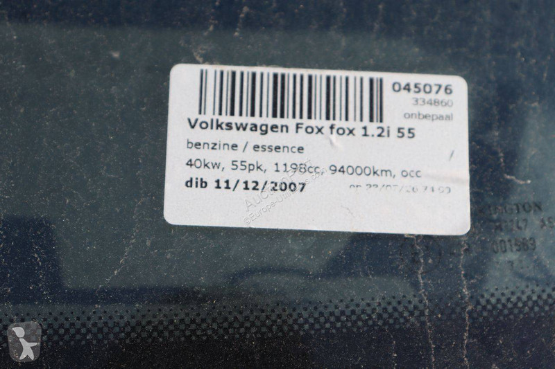 عربة نفعية Volkswagen Fox