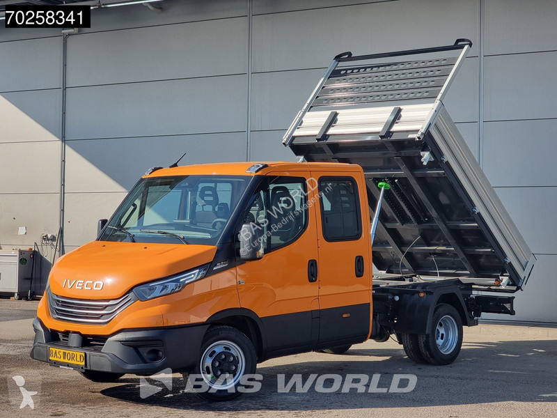 Furgoneta Iveco 35C21 3-Zijdige Kipper Dubbel...