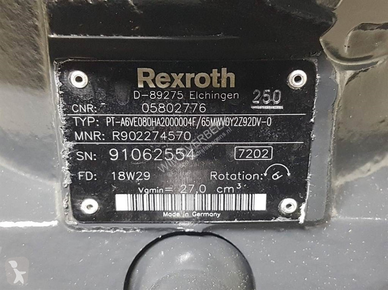 Veicolo commerciale Bomag 05802776-Rexroth...