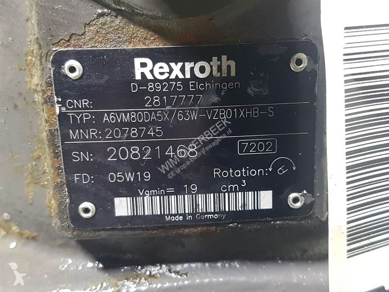 Volvo L25B-Rexroth A6VM80DA5X/63W-Drive...