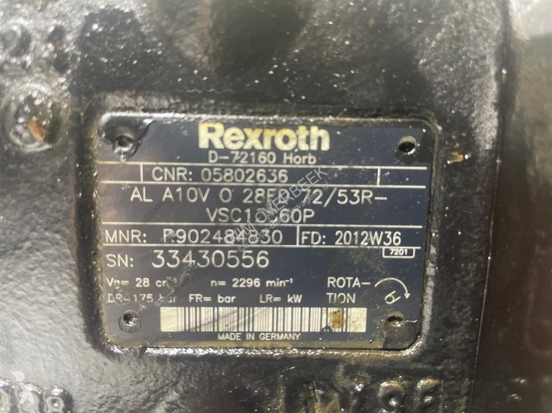 Samochód dostawczy Bomag 05802636-Rexroth...