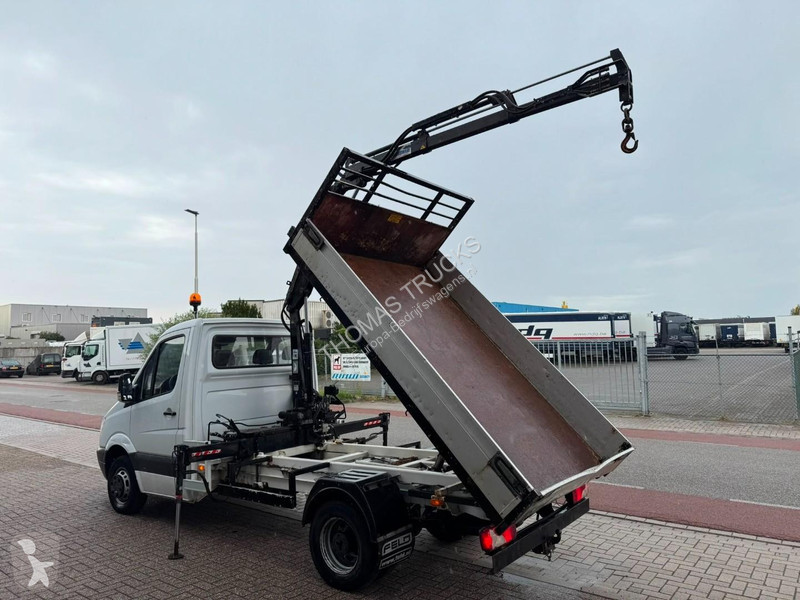 Mercedes  513 CDI, Crane Hiab 022-2 kipper van