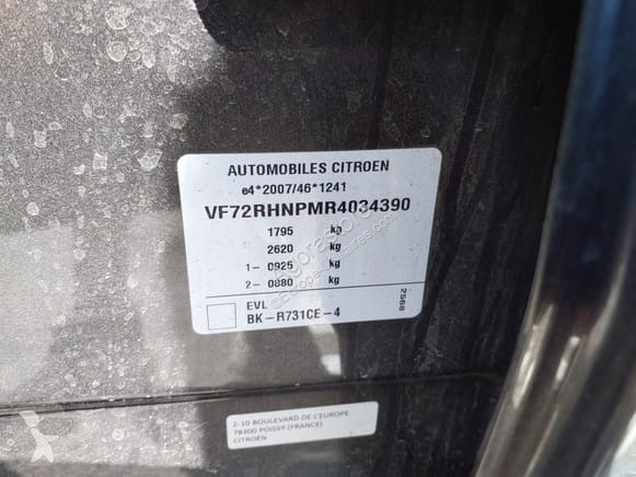 Véhicule utilitaire Citroën C3 AIRCR.
