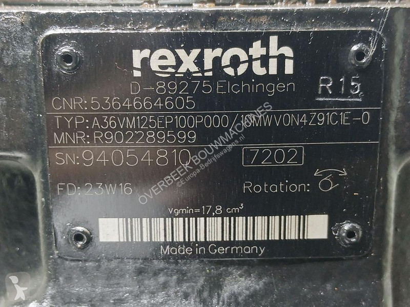 Furgoneta Yanmar V7-5364664605-Rexroth...