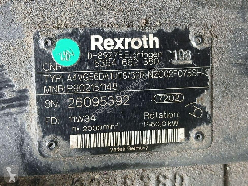Furgoneta Terex TW85-5364662380-Rexroth...