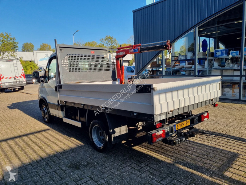 Iveco 35C13 Open laadbak Kraan 850kg Maxilift...