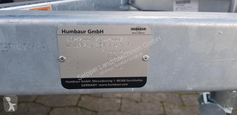 Reboque Humbaur  HKPA 263217 KOFFER