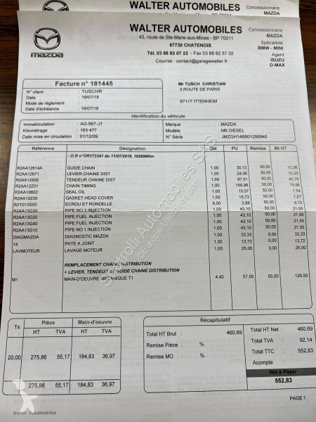 Samochód dostawczy Mazda II 2.2 MZR-CD 163ch...