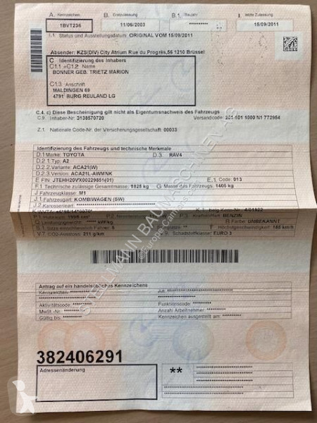 Užitkové vozidlo Toyota RAV 4