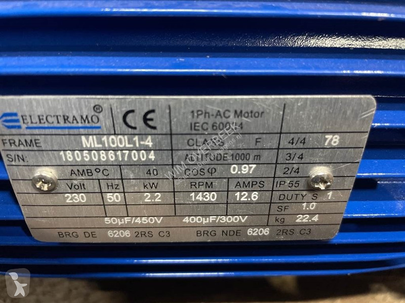 Bedrijfswagen  ML100L1-4 - 2,2kW -...