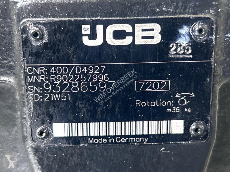Samochód dostawczy JCB 400/D4927-Rexroth...