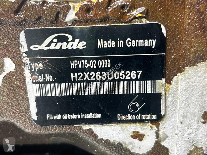 HPV75-02 0000 - Drive pump/Fahrpumpe/Rijpomp van
