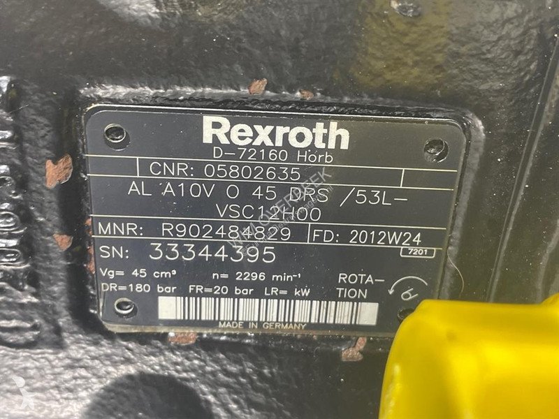 Furgoneta Bomag 05802635-Rexroth...