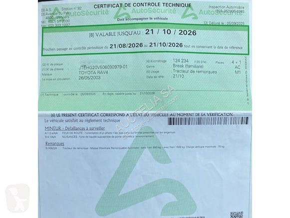 Véhicule utilitaire Toyota RAV4