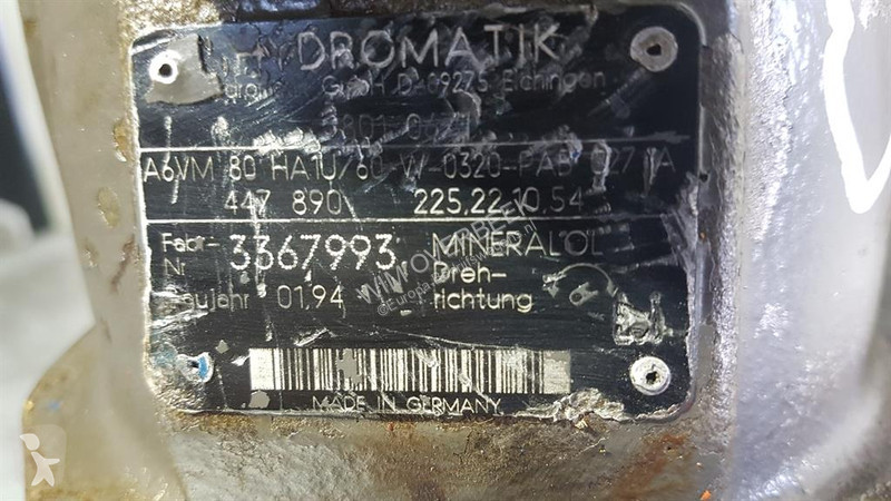 Samochód dostawczy Hydromatik A6VM80HA1U/60W -...
