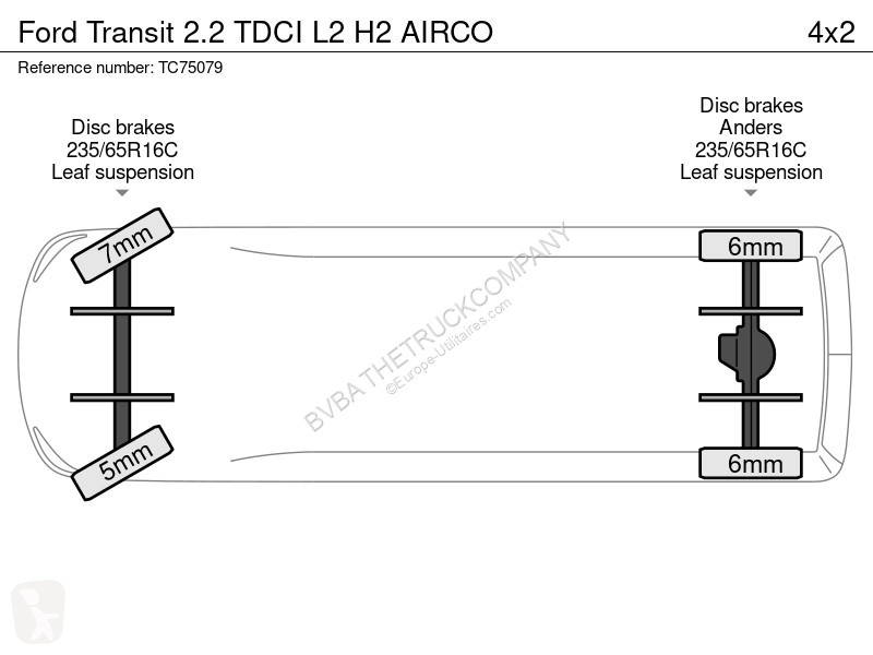 Furgoneta Ford 2.2 TDCI L2 H2 AIRCO