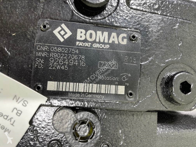 Samochód dostawczy Bomag 05802754-Rexroth...