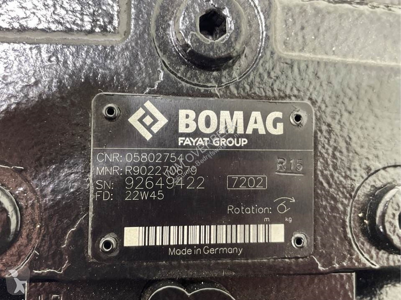 Samochód dostawczy Bomag 05802754-Rexroth...