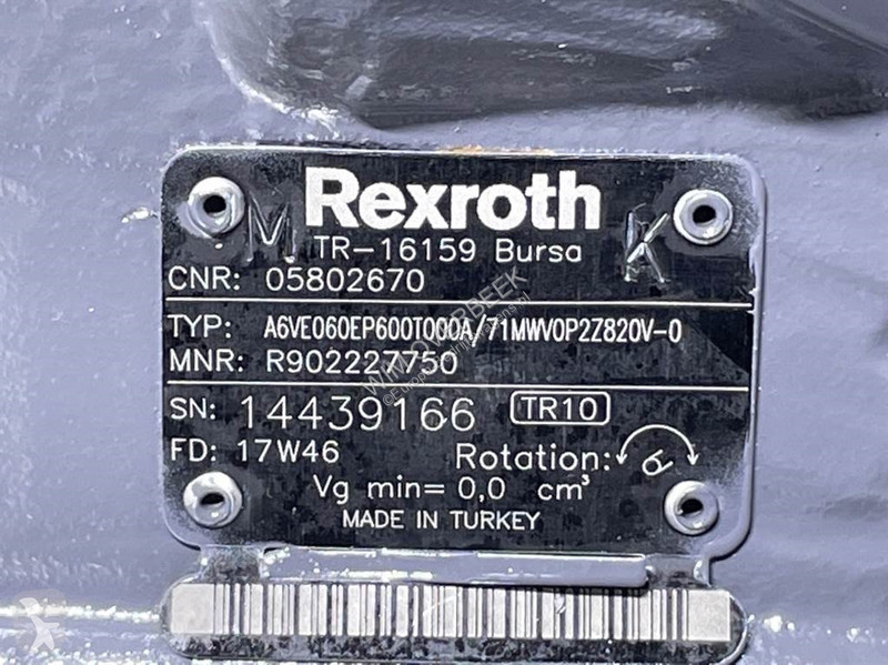 Samochód dostawczy Bomag 05802670-Rexroth...