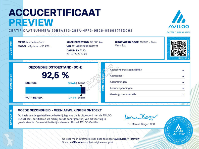 Samochód dostawczy Volkswagen 37kWh 113PK L2H1...
