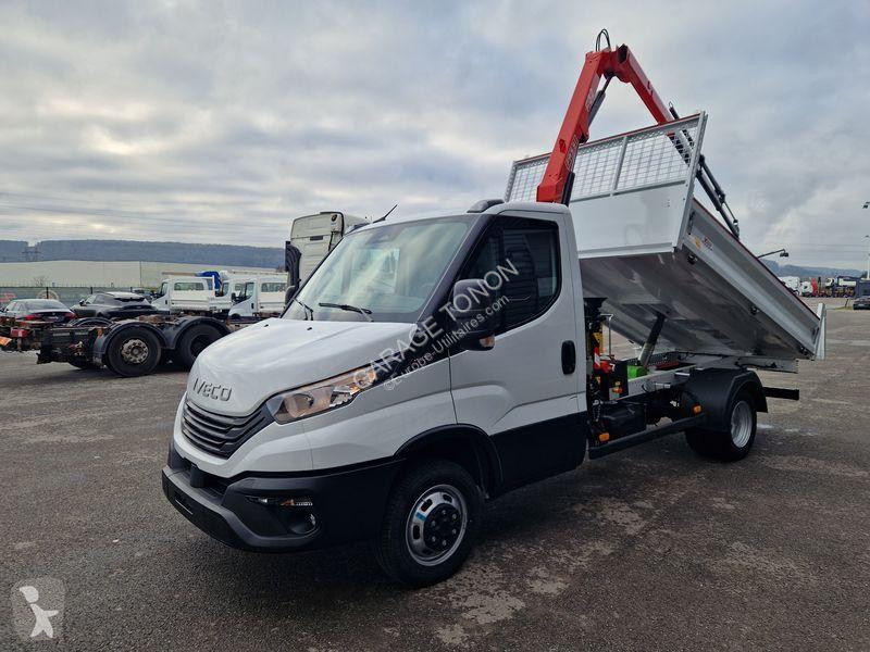 Véhicule utilitaire Iveco 35-160 BENNE + GRUE...